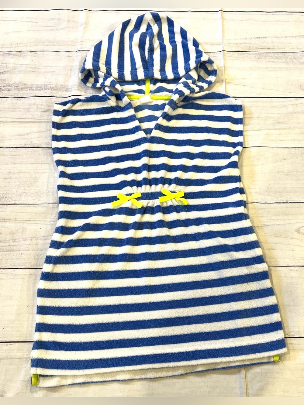 GAP Hooded Striped Terry Cover-Up